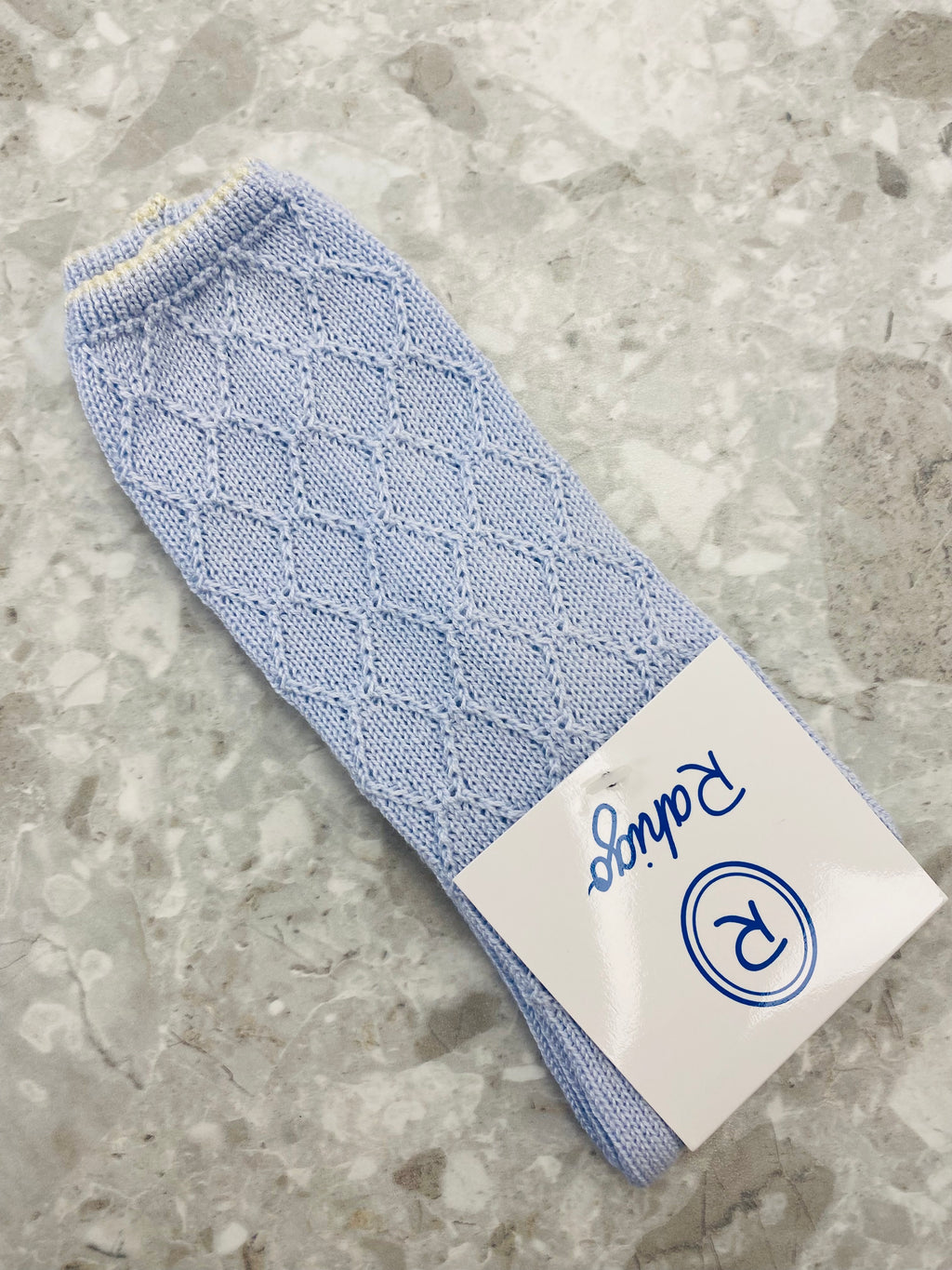 RAHIGO SS24 Blue & Cream Boys Socks - CLEARANCE SALE