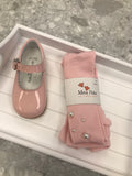 MEIA PATA Pearl Pink Girls Tights