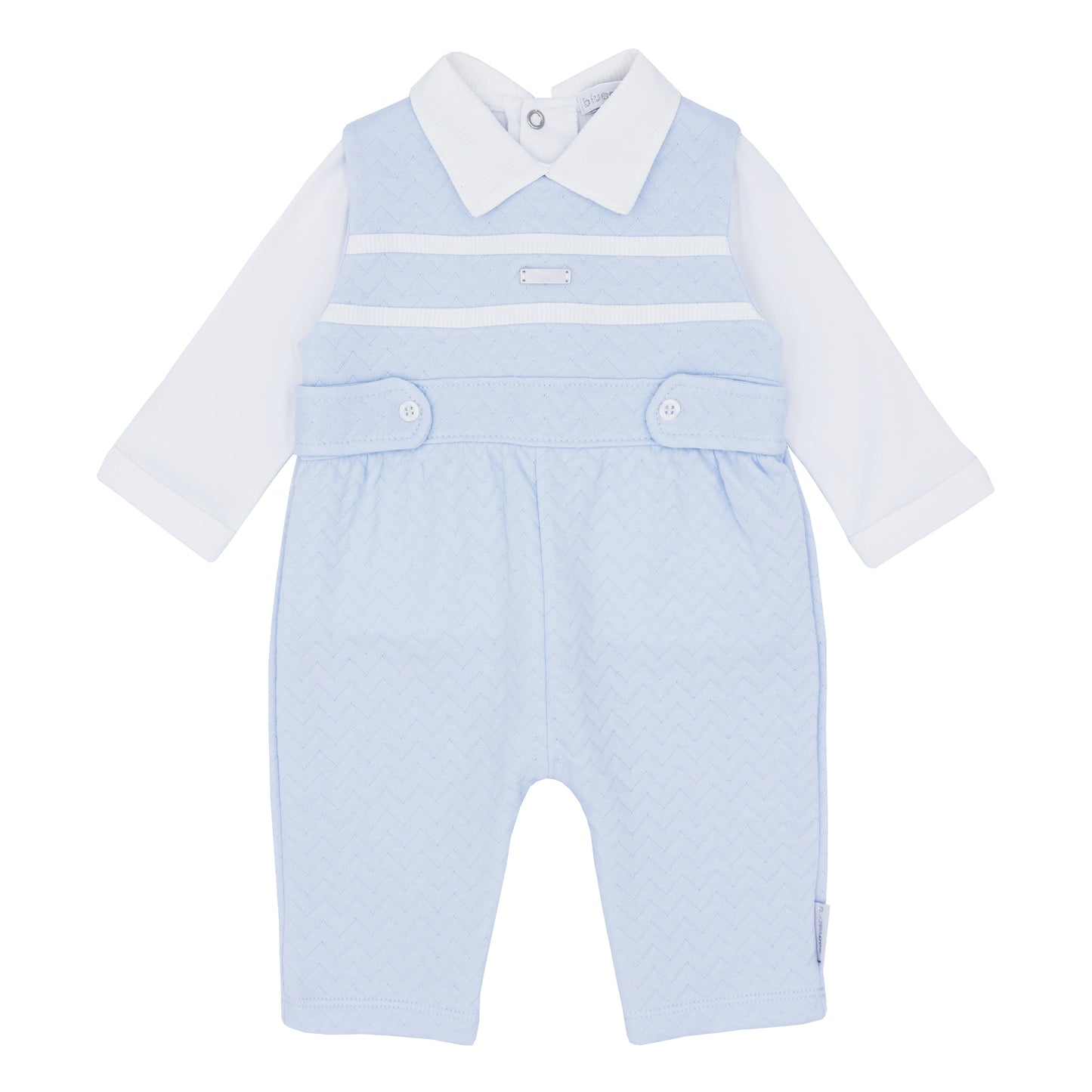 BLUES BABY Braga Boys Blue Dungaree Set - BB1660