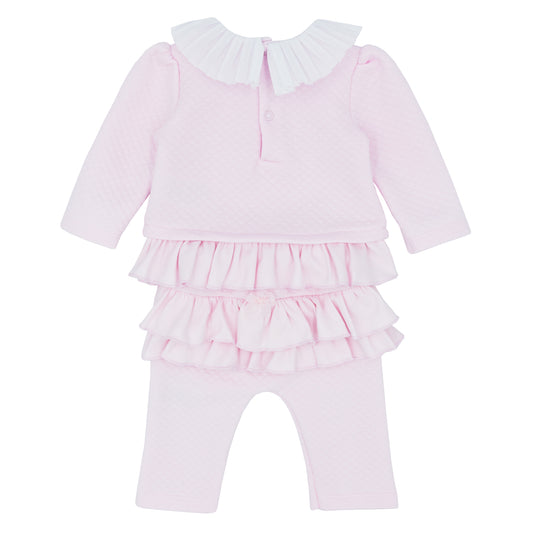 BLUES BABY Amadora Girls Pink Leggings Set - BB1699