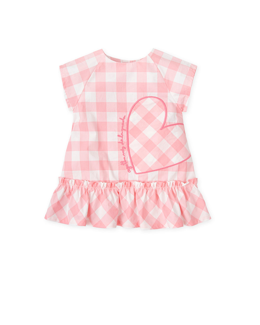 AGATHA RUIZ DE LA PRADA SS25 Dalia Girls Pink Check Dress