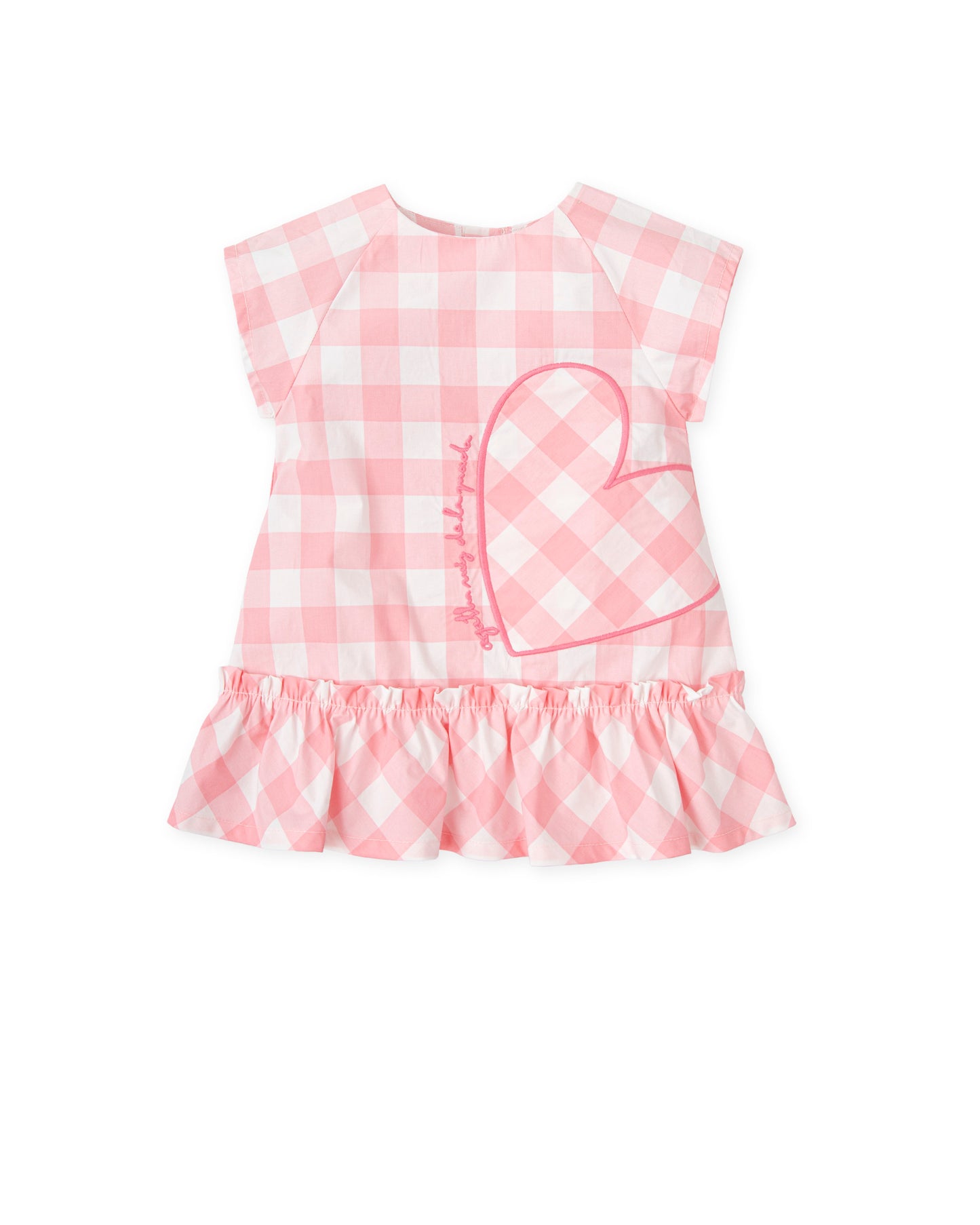 AGATHA RUIZ DE LA PRADA SS25 Dalia Girls Pink Check Dress