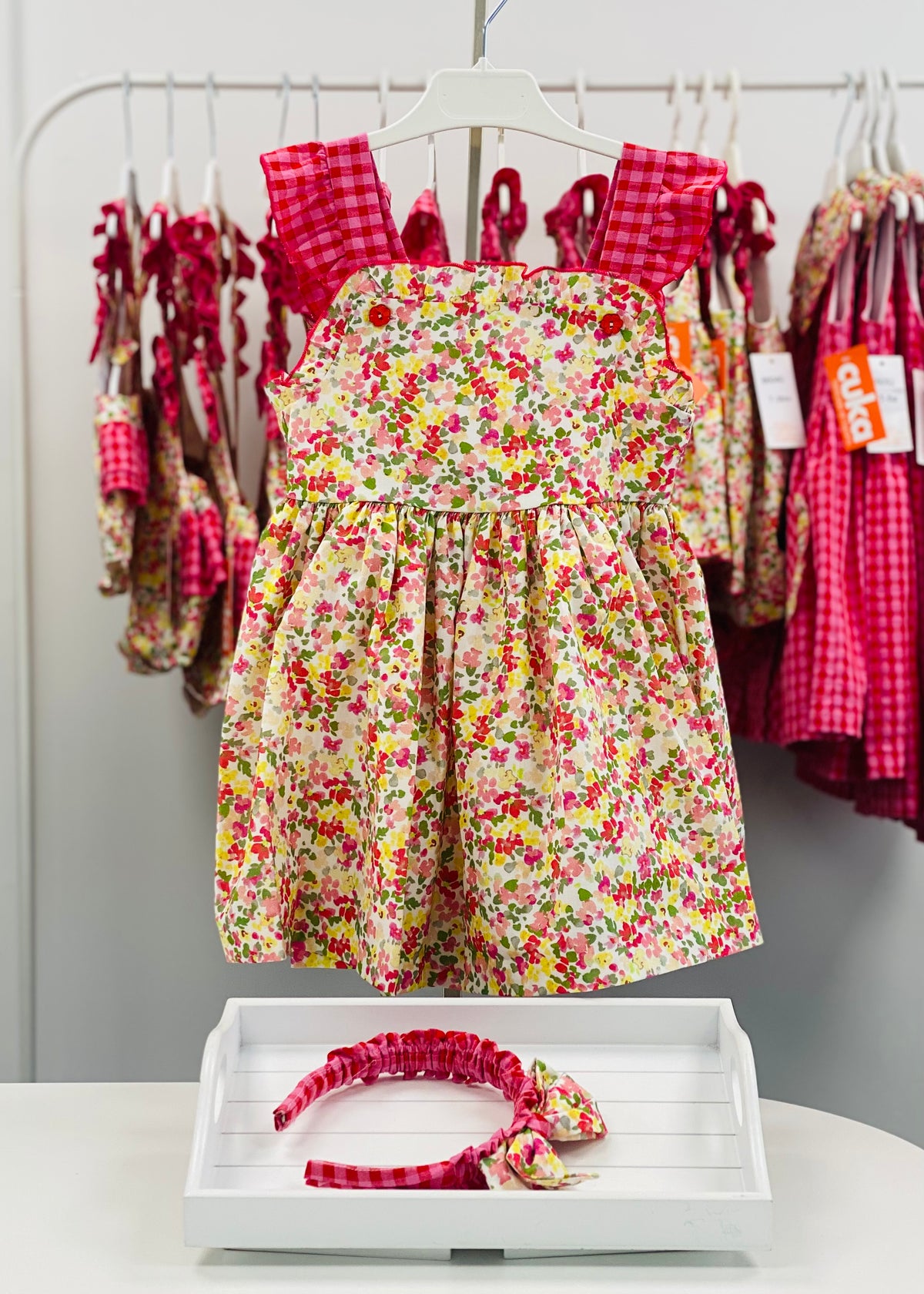 Cuka Flores girls multicolour floral dress 86050 product image