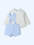 MAC ILUSION Bright Boys Blue Short Set - 9758