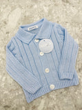 JULIANA Avellana Boys Pale Blue Cardigan - 26210