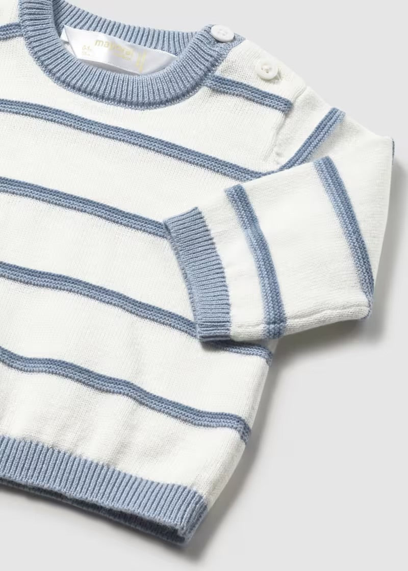 Mayoral boys smart blue trouser set – alternate detail