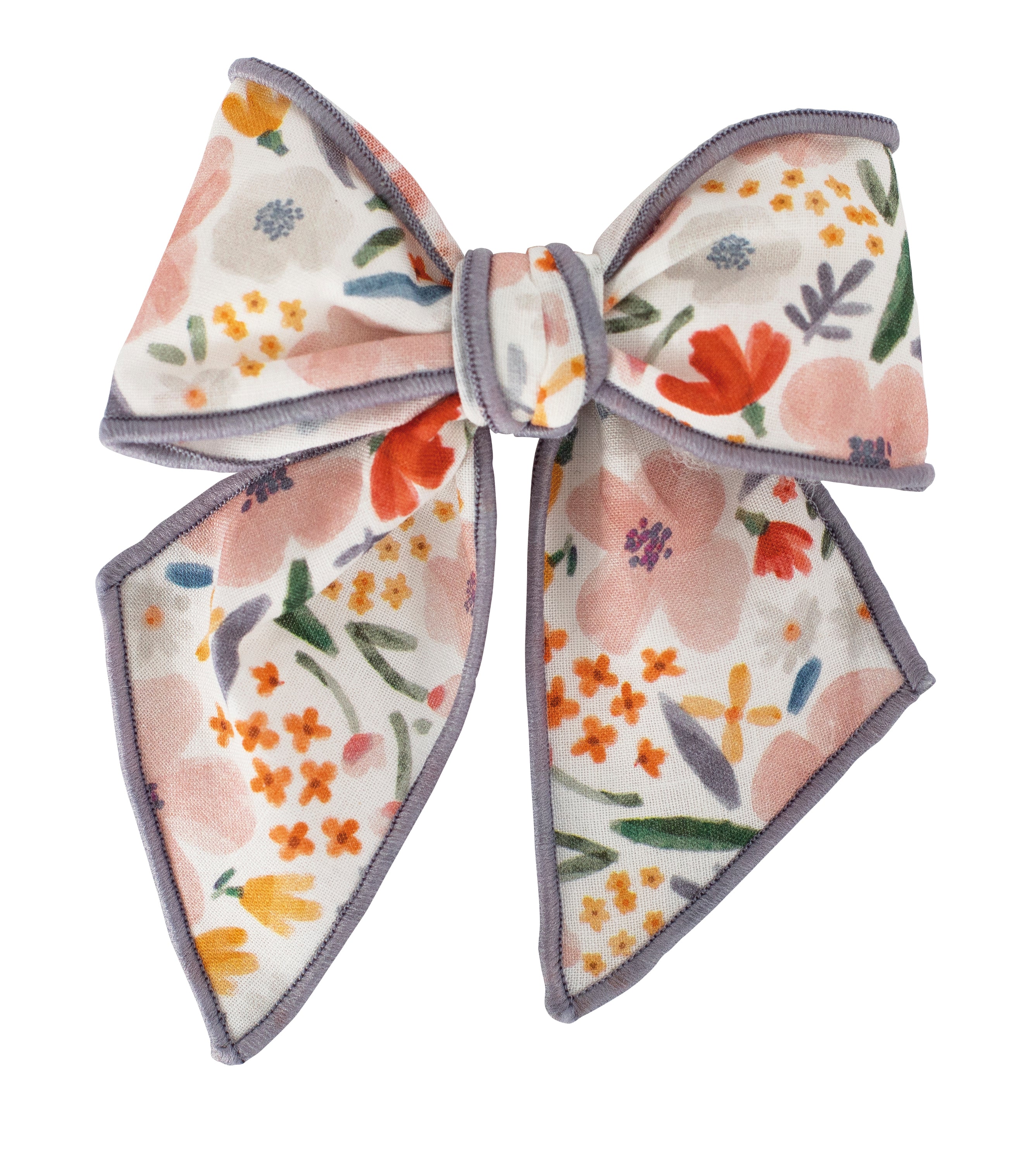 CALAMARO Tomillo Girls Floral Bow Hair Clip - 77048