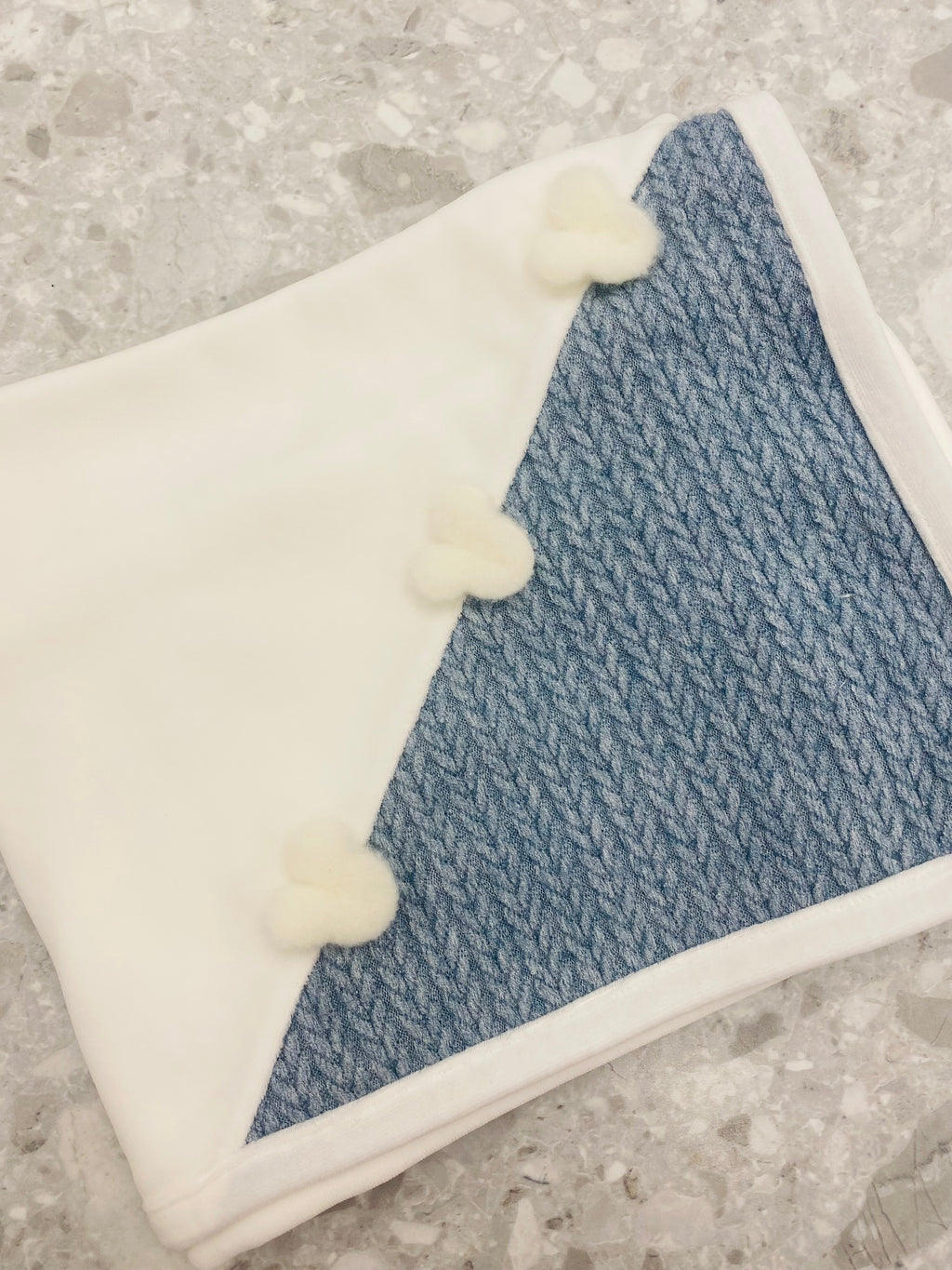 AW25 DEOLINDA Woody Boys Denim Blue Blanket - 25M01