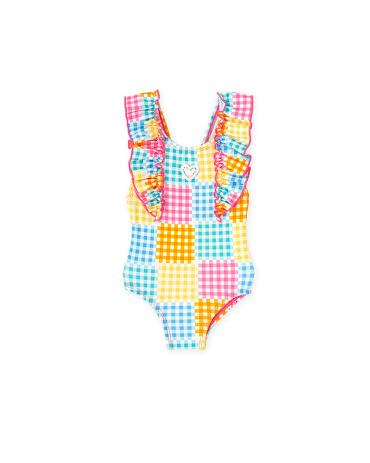 AGATHA RUIZ DE LA PRADA SS25 Hibiscus Girls Multicolour Swimsuit