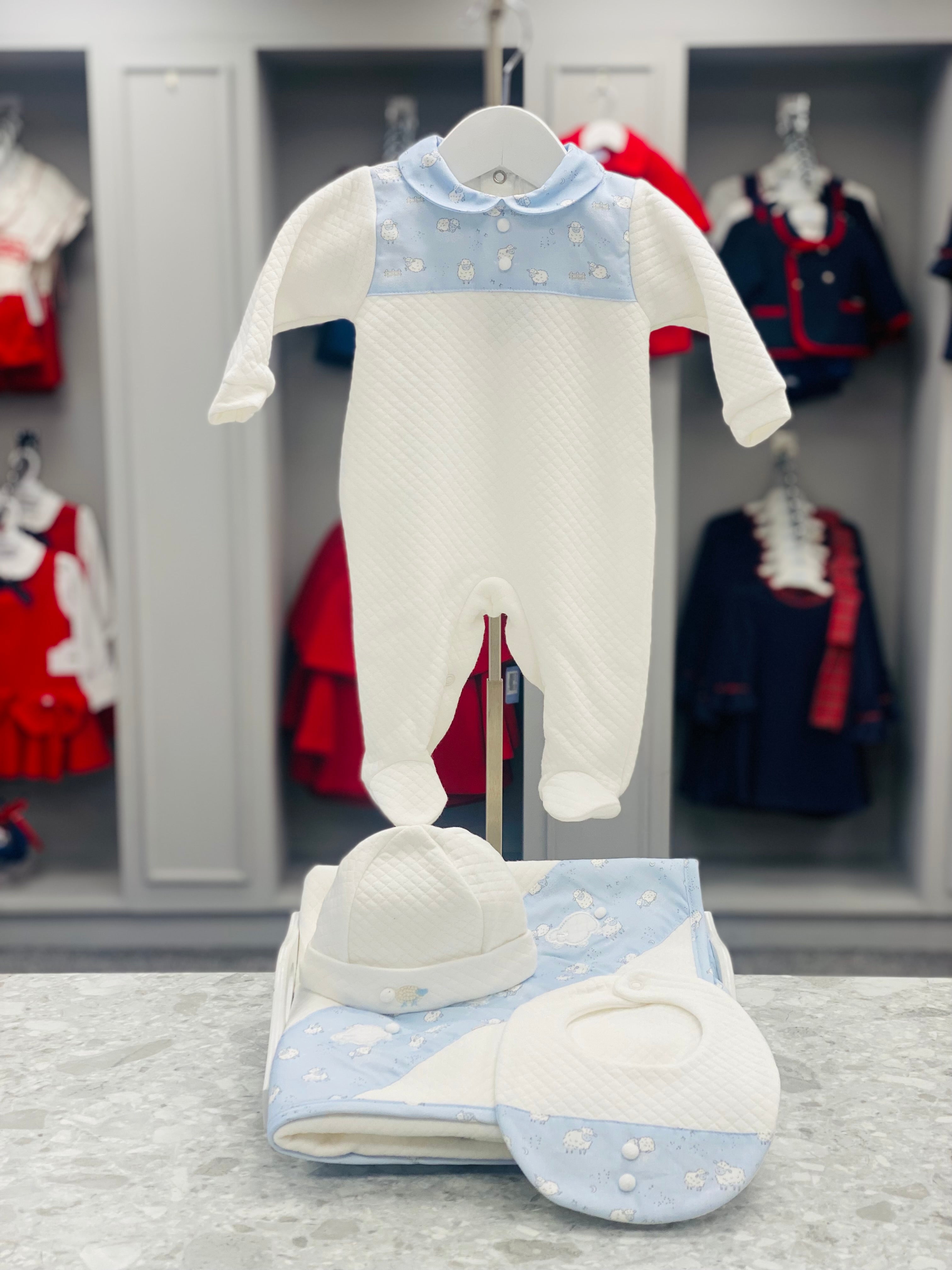 AW25 DEOLINDA Montana Boys Blue Sheep Bib - 25B08