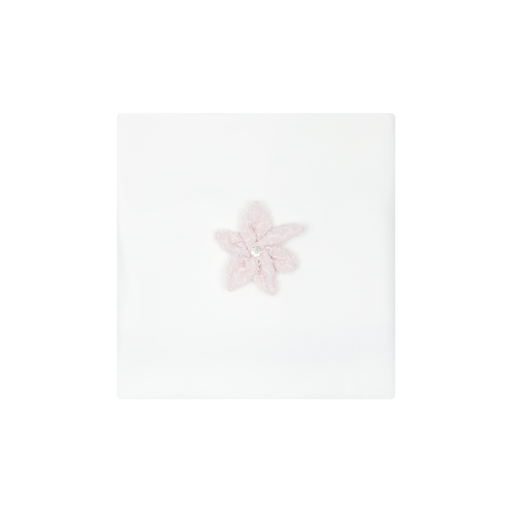 AW25 CHIC BY DEOLINDA Pink Chiffon & Tweed Girls Three Piece Layette Set