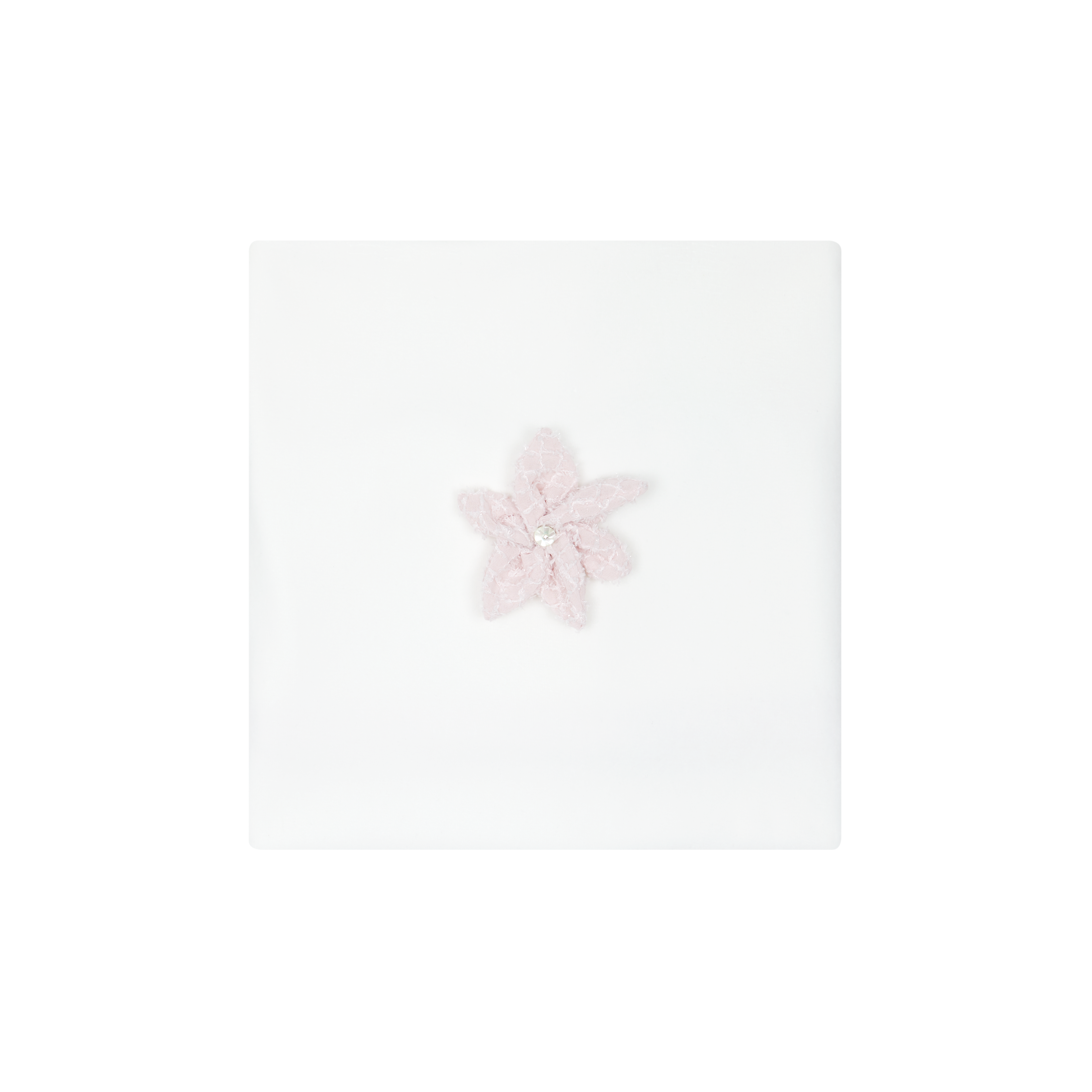 AW25 CHIC BY DEOLINDA Pink Chiffon & Tweed Girls Three Piece Layette Set