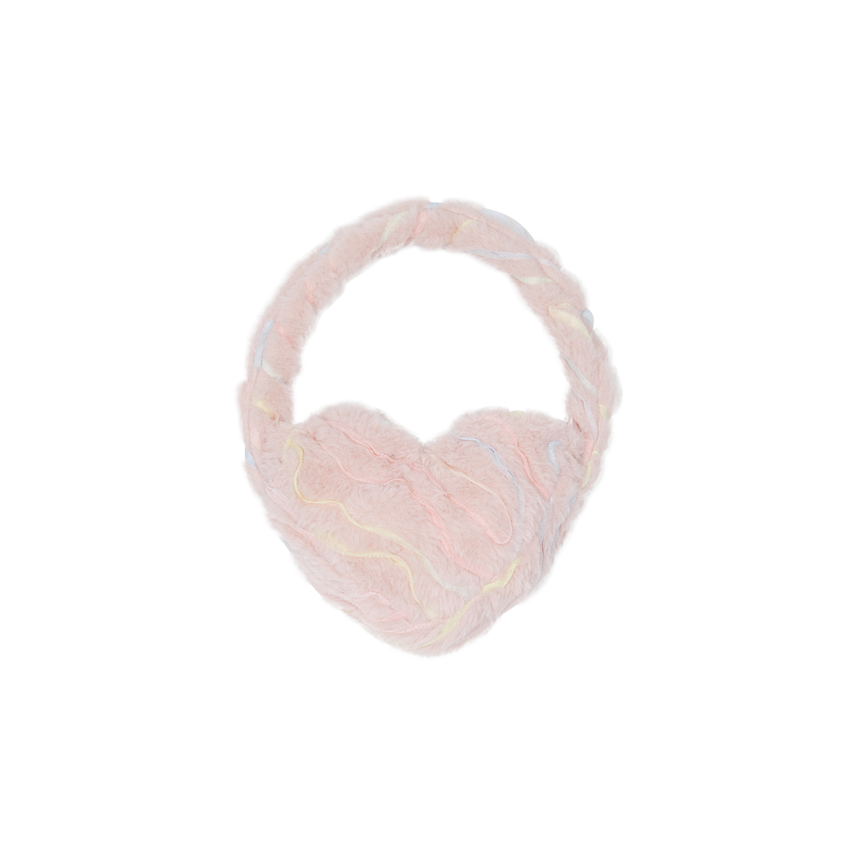 Chic by Deolinda Cinderella girls pink faux fur heart handbag