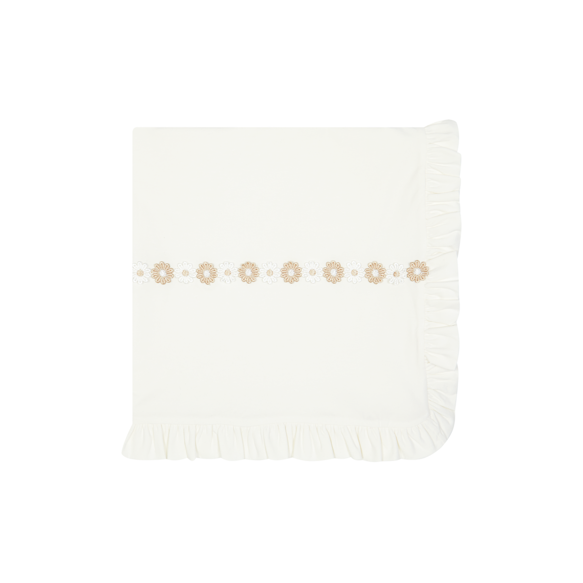 Chic by Deolinda Daisy girls cream baby blanket 26016