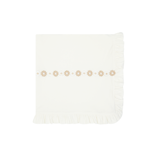 Chic by Deolinda Daisy girls cream baby blanket 26016