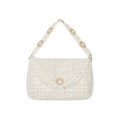 CHIC BY DEOLINDA Daisy Girls Beige Tweed Handbag - 26021