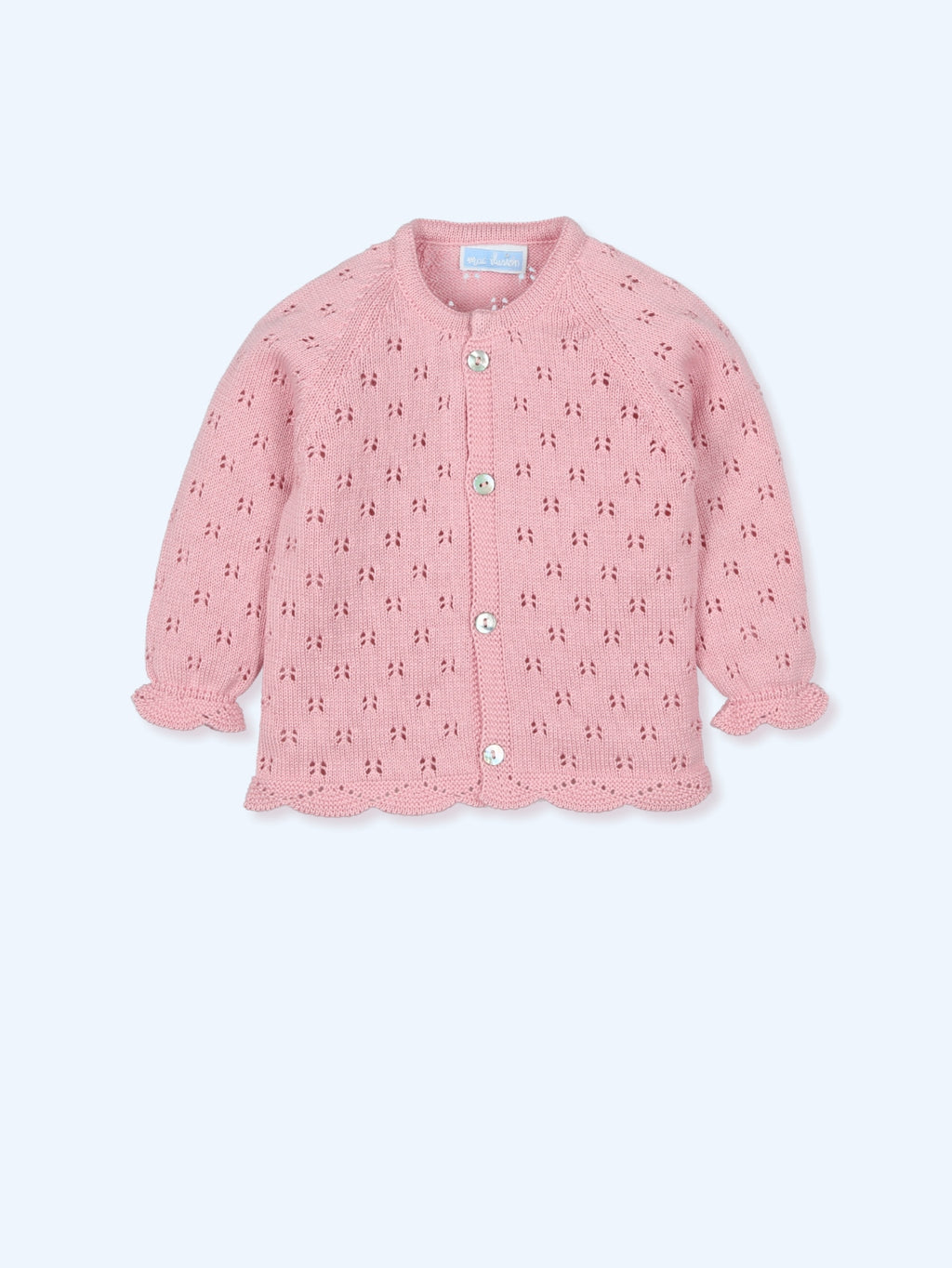 MAC ILUSION Fresa Girls Strawberry Pink Cardigan - 9674