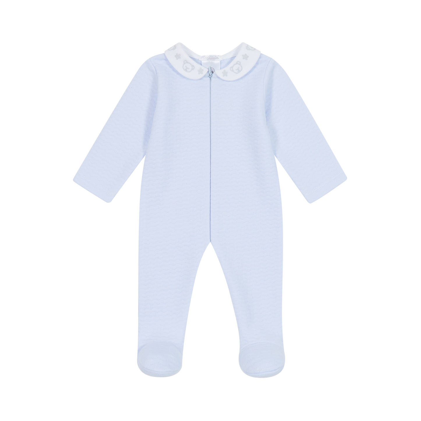 DEOLINDA Gio Blue Baby Boys Four Piece Layette Set