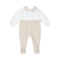 DEOLINDA Woody Beige Girls Babygrow - 25103