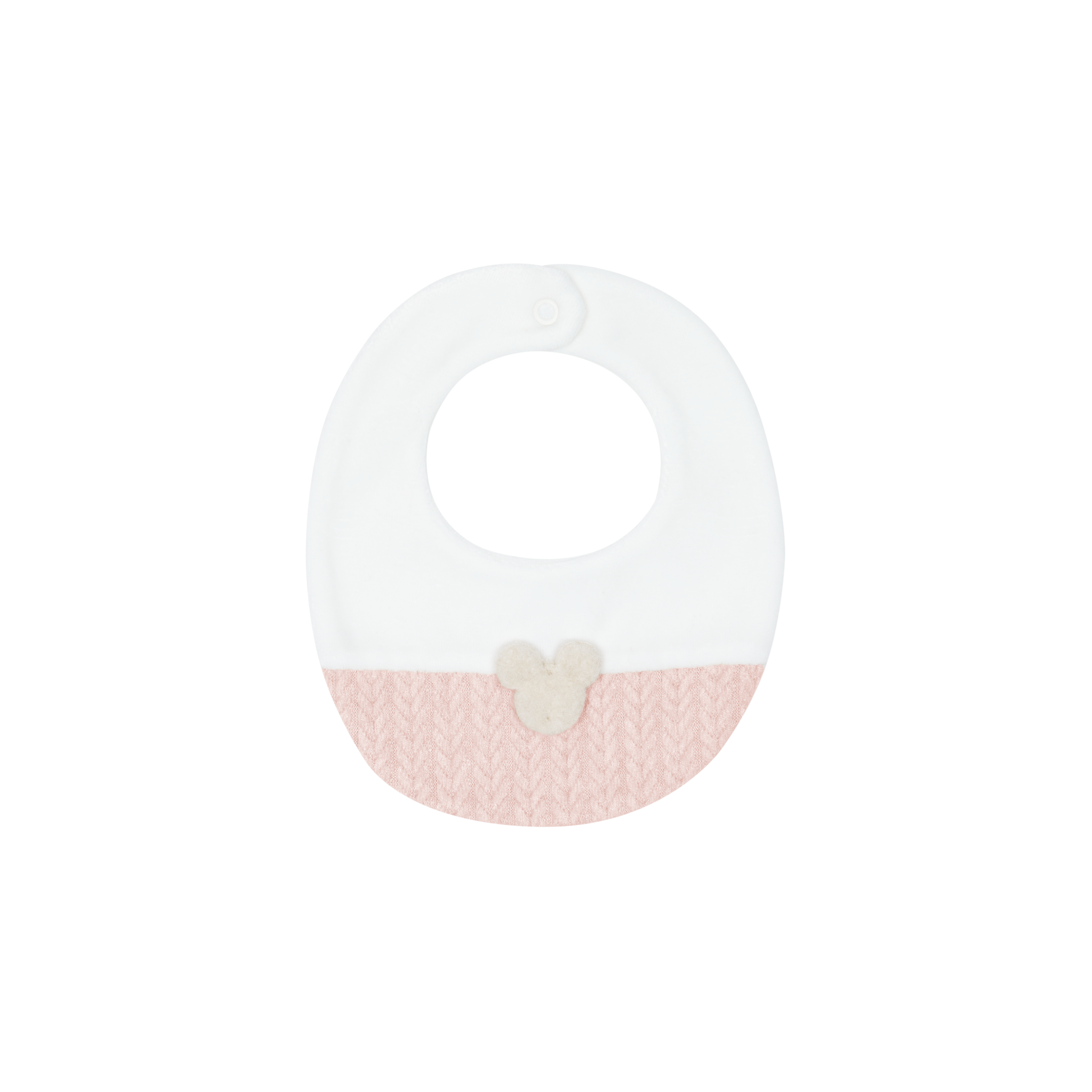 DEOLINDA Woody Dusky Pink Girls Bib - 25B01