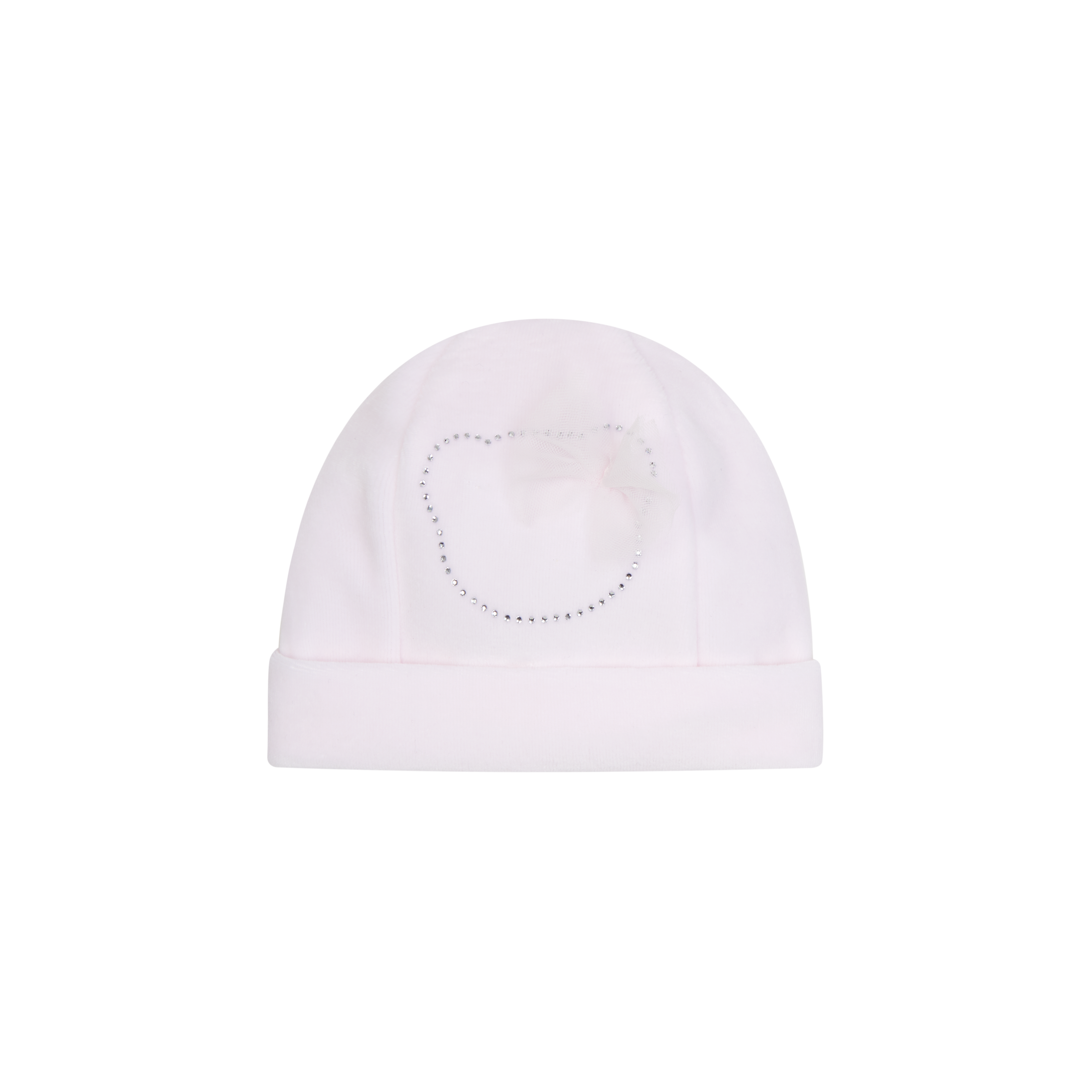 DEOLINDA Superstar Girls Pink Tulle & Diamante Hat - 25G06