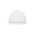 DEOLINDA Romera Girls Ivory & Pink Hat - 25G13