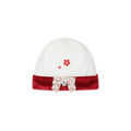 DEOLINDA Sarah Girls Red Floral Hat - 25G26