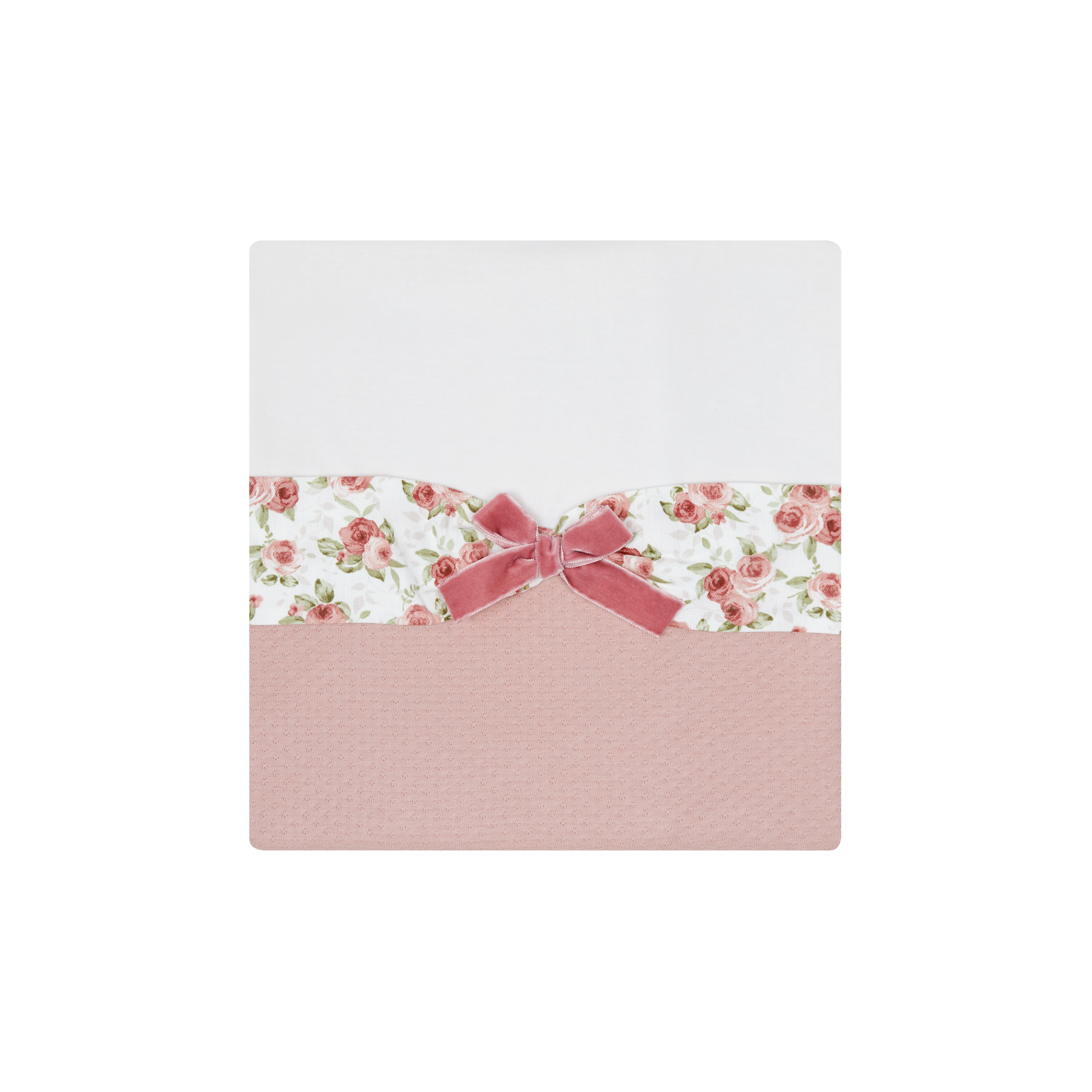 DEOLINDA Ella Girls Deep Pink Floral Blanket - 25M08