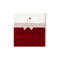 DEOLINDA Sarah Girls Red Floral Velour Blanket - 25M26