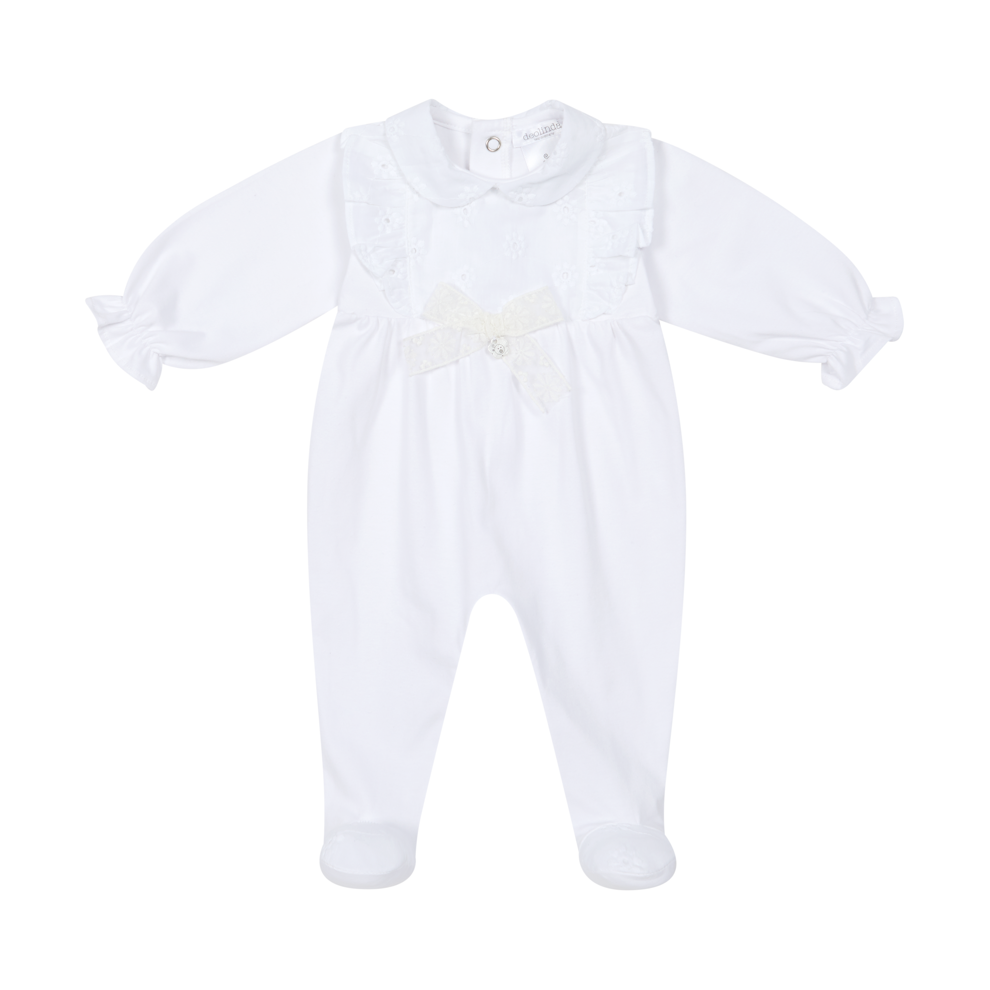 DEOLINDA Milkshake Girls White Babygrow - 26114