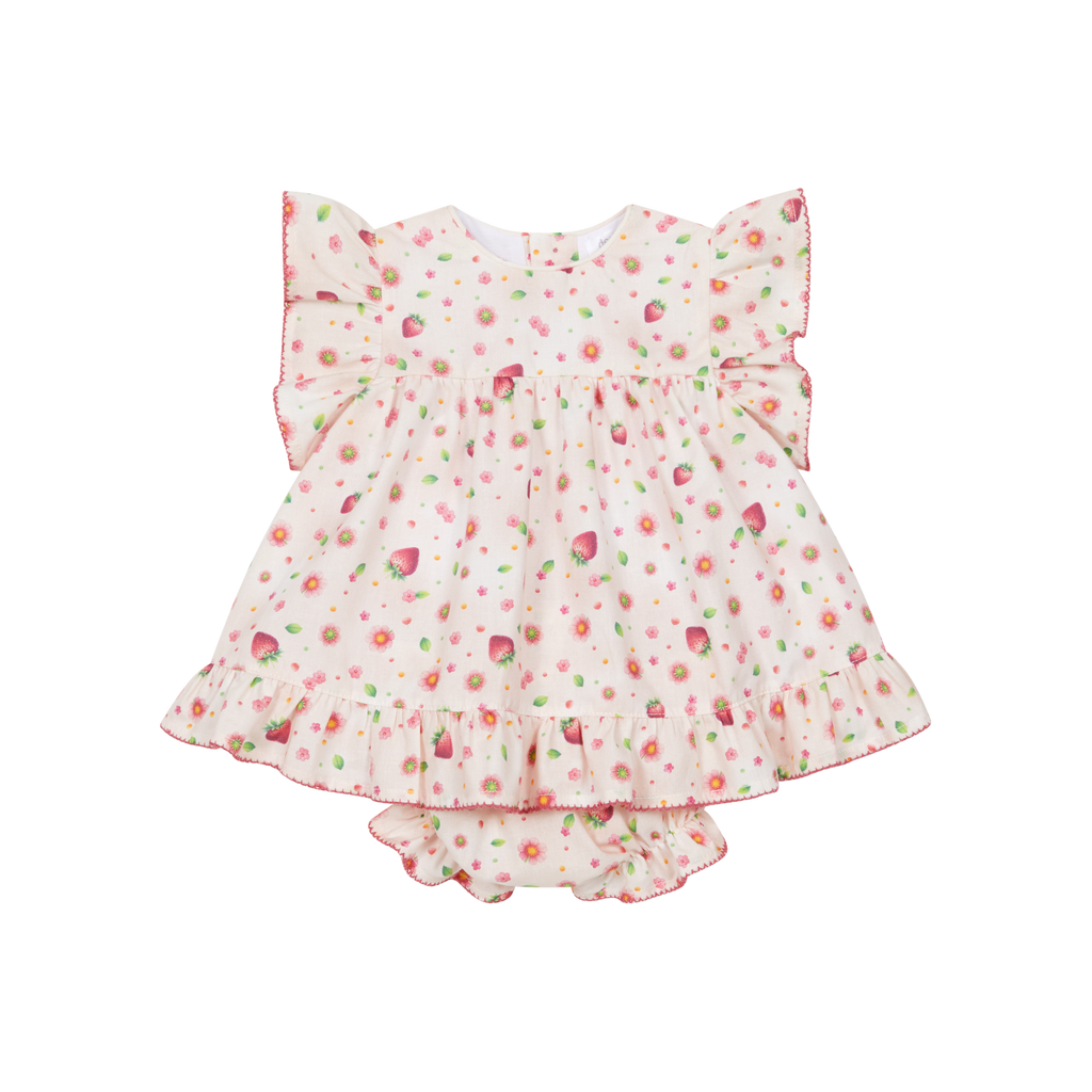 DEOLINDA Tutti Frutti Girls Strawberry Dress & Knickers - 26303