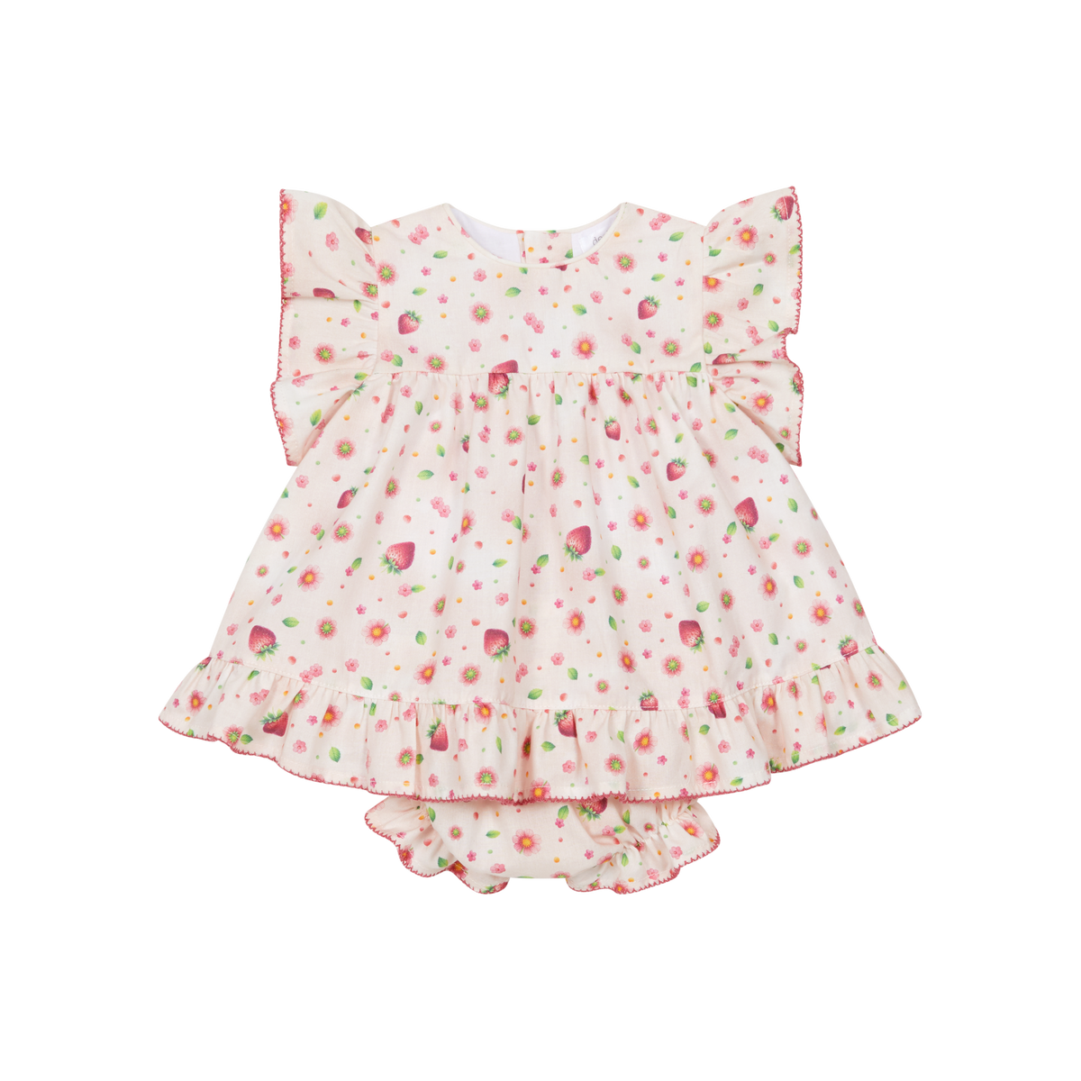 Deolinda Tutti Frutti girls strawberry dress and knickers 26303