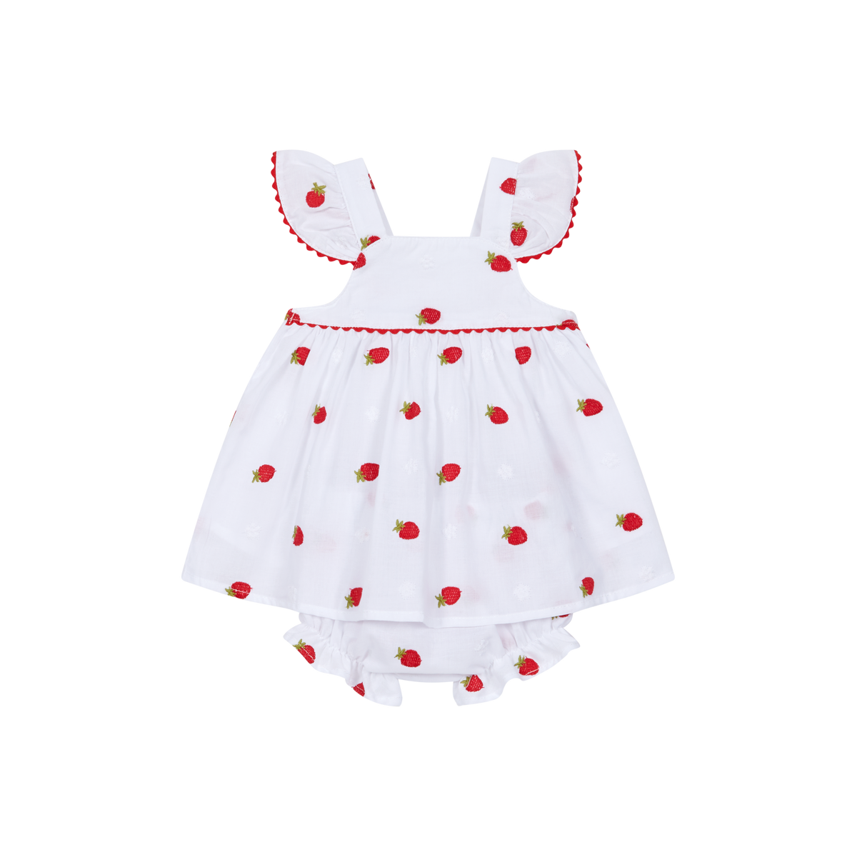 Deolinda Pavlova girls strawberry dress and knickers 26306