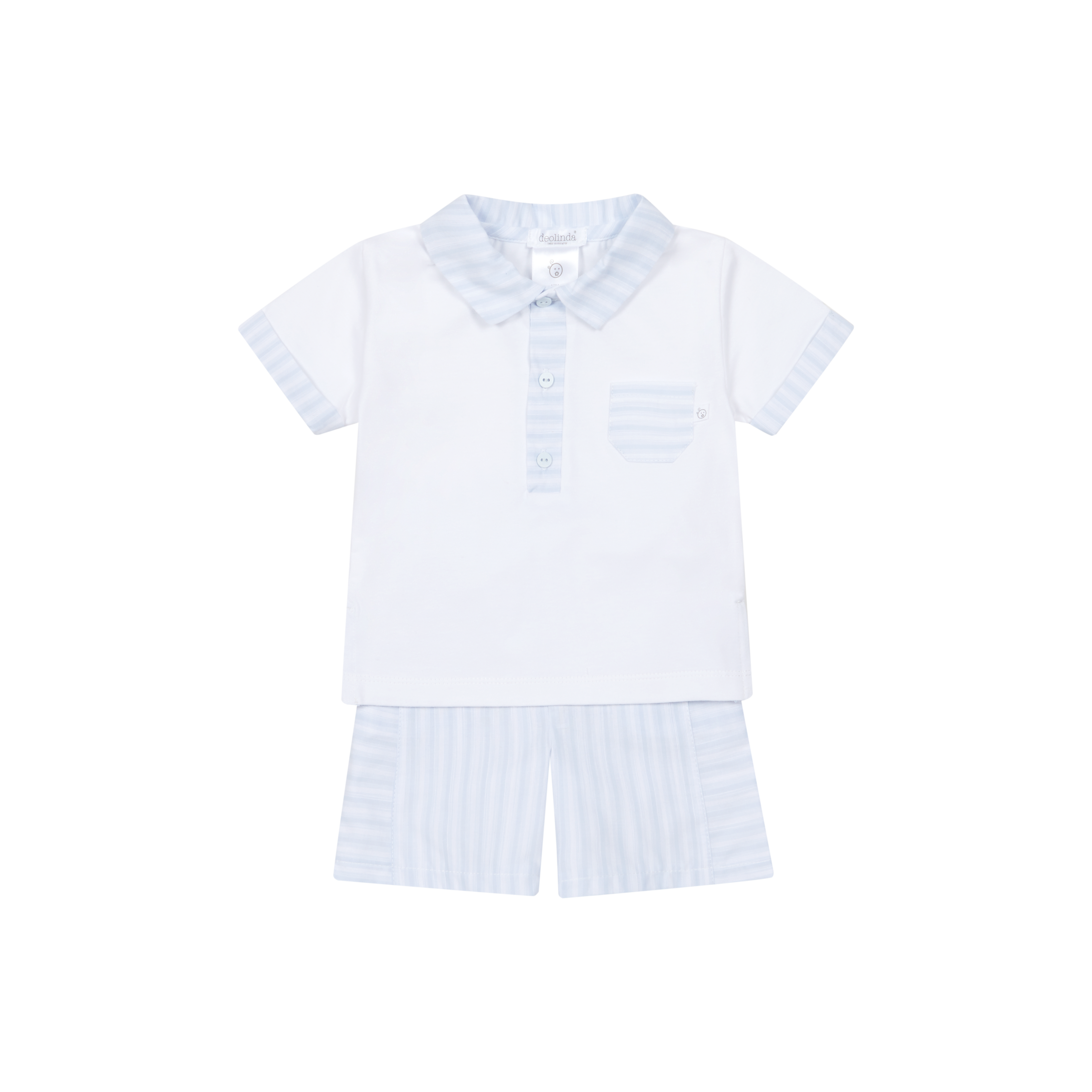 DEOLINDA California Boys Blue Short Set - 26611
