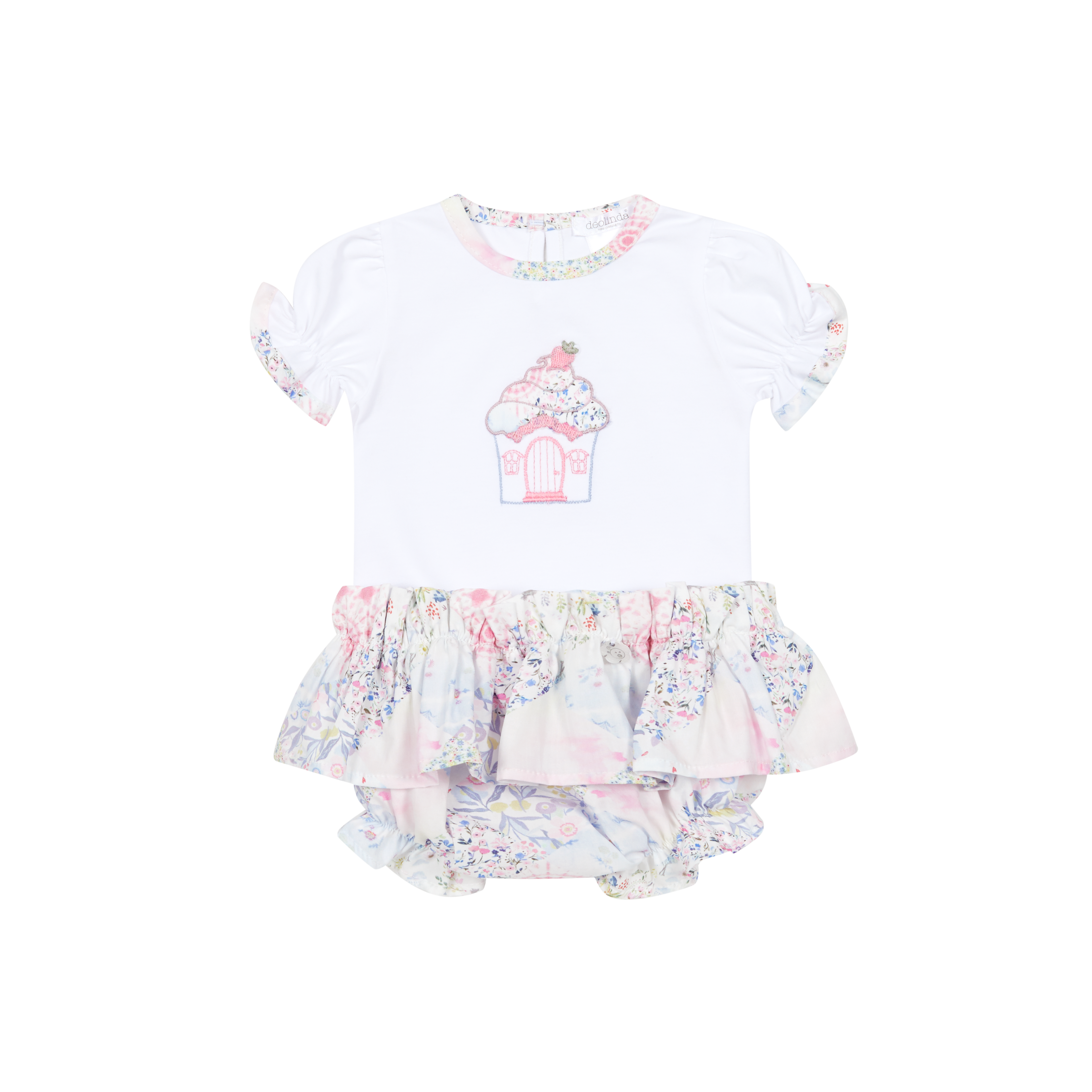 DEOLINDA Sugar Girls Pastel Floral Jam Pant Set - 26636