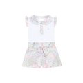 DEOLINDA Sugar Girls Pastel Floral Shorts Set - 26636