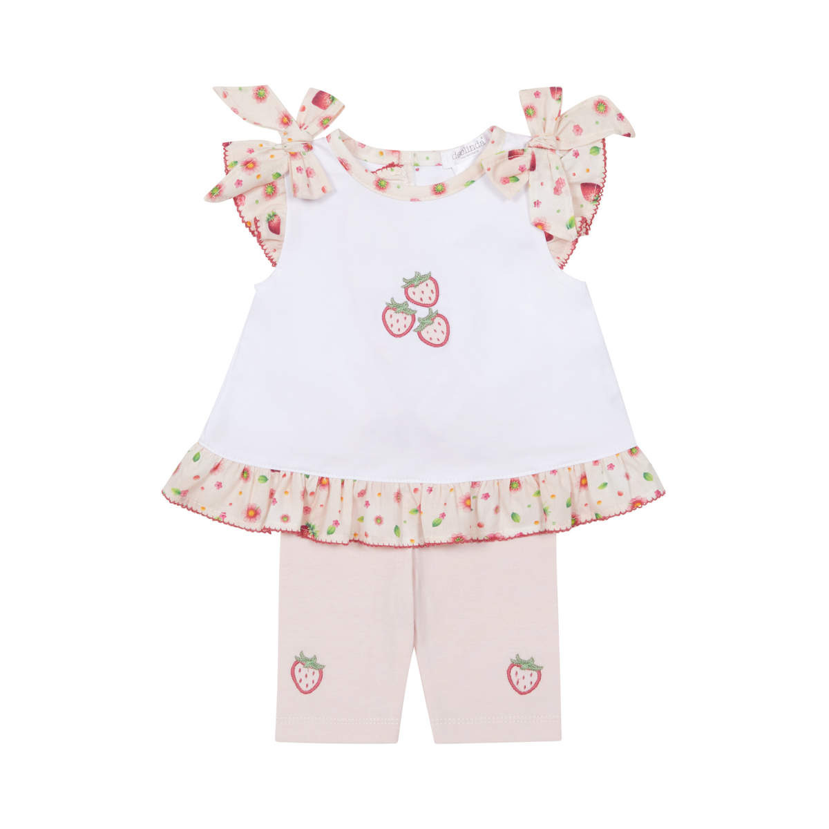Deolinda Tutti Frutti girls strawberry leggings set 26727