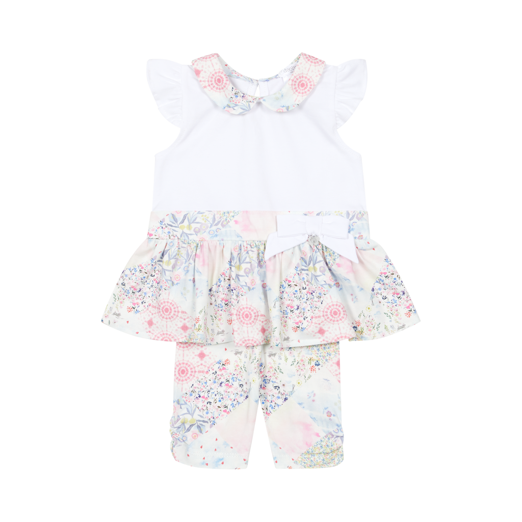 DEOLINDA Sugar Girls Pastel Floral Leggings Set - 26745