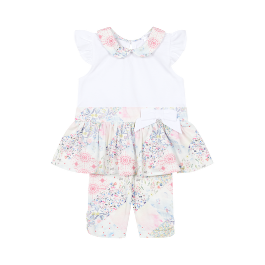 Deolinda Sugar girls pastel floral leggings set 26745