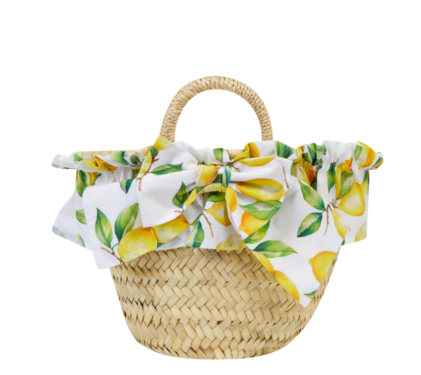 DEOLINDA Sorrento Girls Lemon Straw Bag - 26BG01