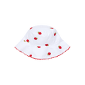 DEOLINDA Pavlova Girls White & Red Strawberry Sun Hat - 26C01