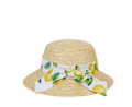 DEOLINDA Sorrento Girls Lemon Straw Hat - 26H01