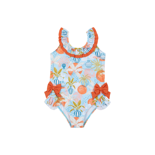 Deolinda Palm girls coral swimsuit 2601