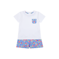 DEOLINDA Cherry Boys Blue & Pink T-Shirt & Swimming Trunks - 26012