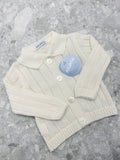 JULIANA Avellana Boys Cream Cardigan - 26210