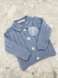 JULIANA Avellana Boys Ice Blue Cardigan - 26210
