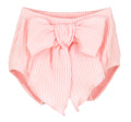 CALAMARO BASICS Pink Girls Waffle Cotton Bow Jam Pants