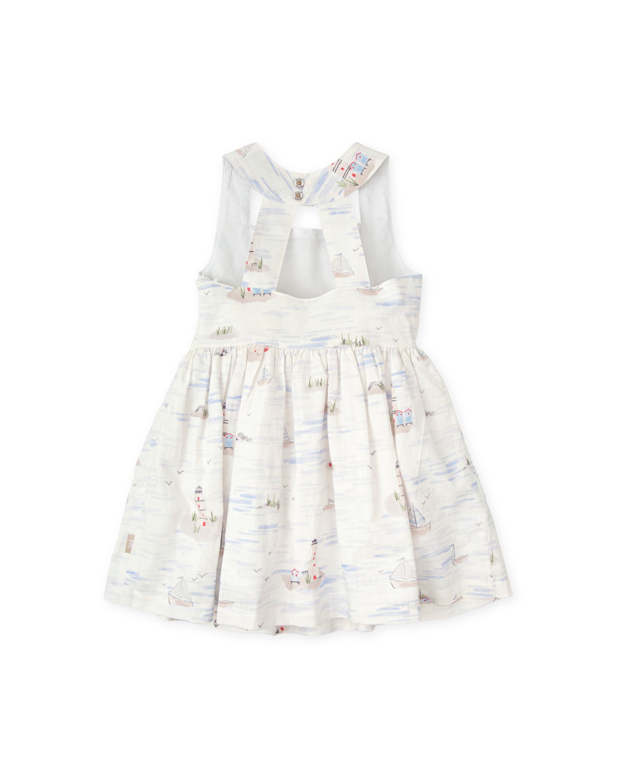 TUTTO PICCOLO SS25 Montpellier Girls Printed Dress