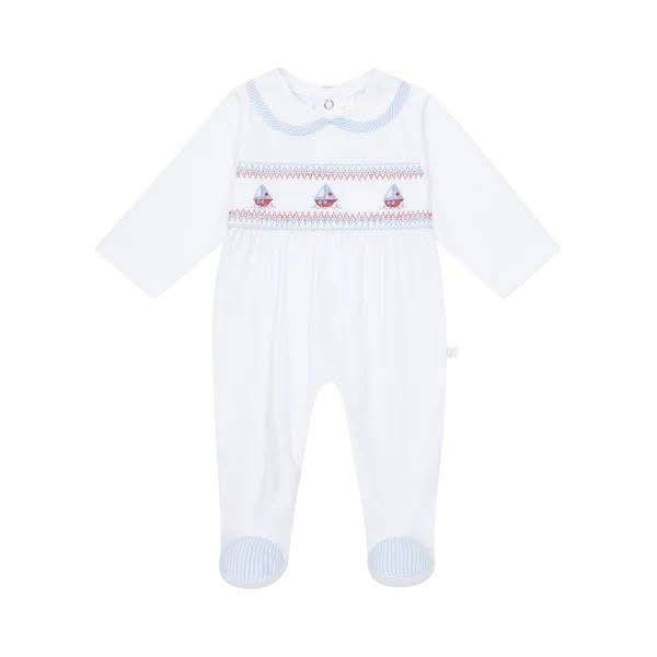 DEOLINDA SS25 Victory Boys Smocked Babygrow & Blanket - 25106