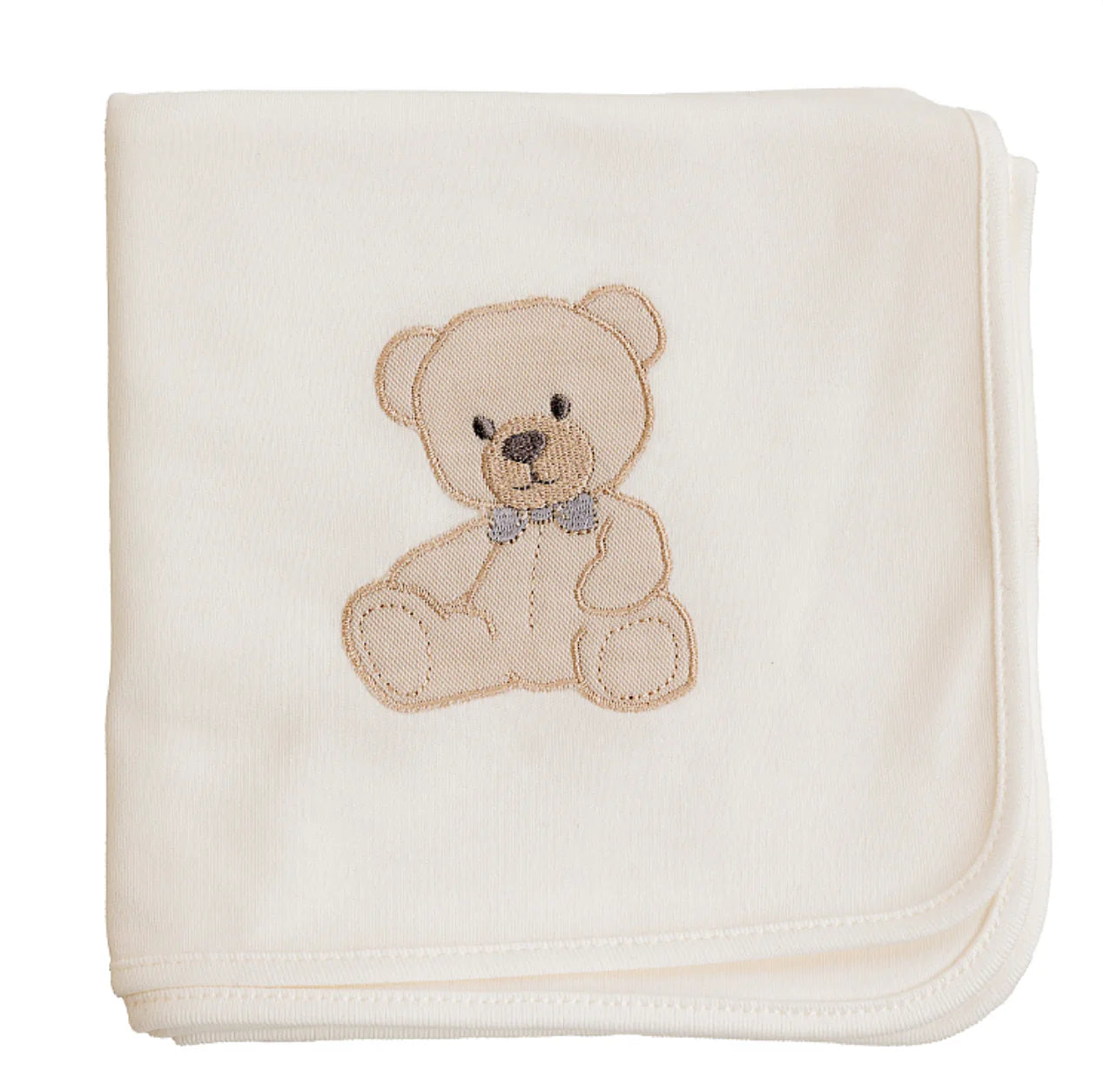 BABY GI Sweet Teddy Unisex Baby Ivory Four Piece Set